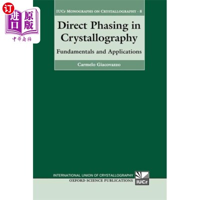 海外直订Direct Phasing in Crystallography 结晶学中的直接相位法