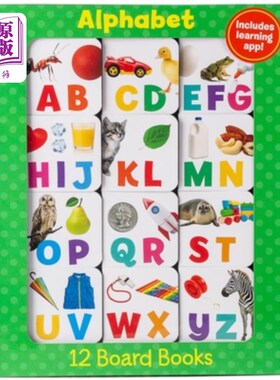 海外直订Alphabet (12 Book Set ) 字母表(十二册)