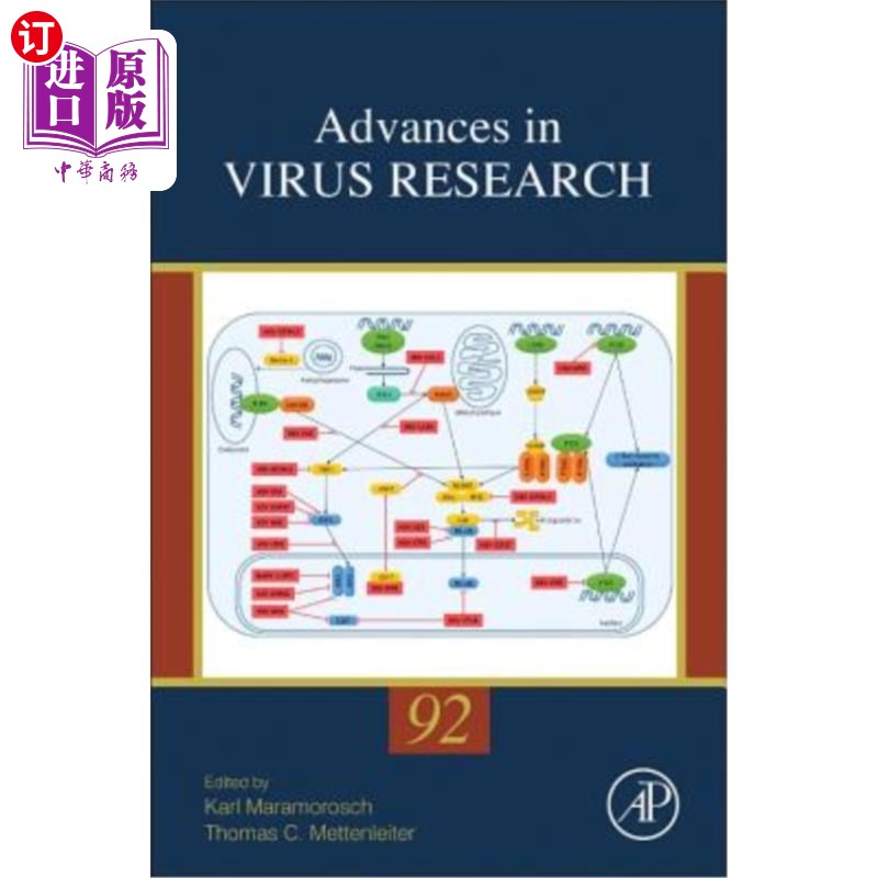 海外直订医药图书Advances in Virus Research: Volume 92 病毒研究进展，92