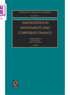 海外直订Innovations in Investments and Corporate Finance 投资和企业融资方面的创新