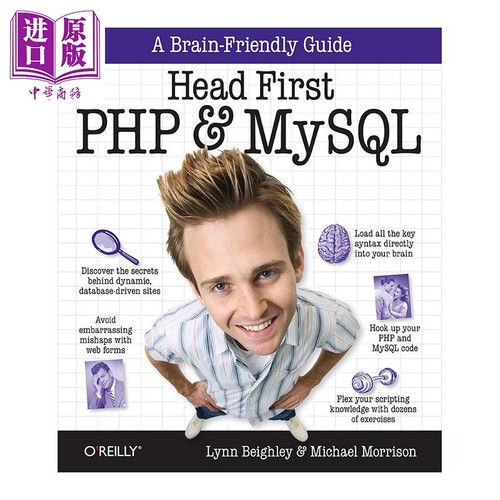 现货 OReilly 深入浅出系列 英文原版 Head First PHP MySQL Lynn Beighley【中商原版】