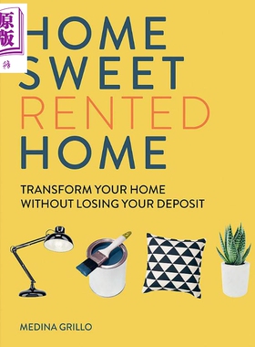 现货 Home Sweet Rented Home 进口艺术 甜蜜的家 室内装饰 翻新【中商原版】