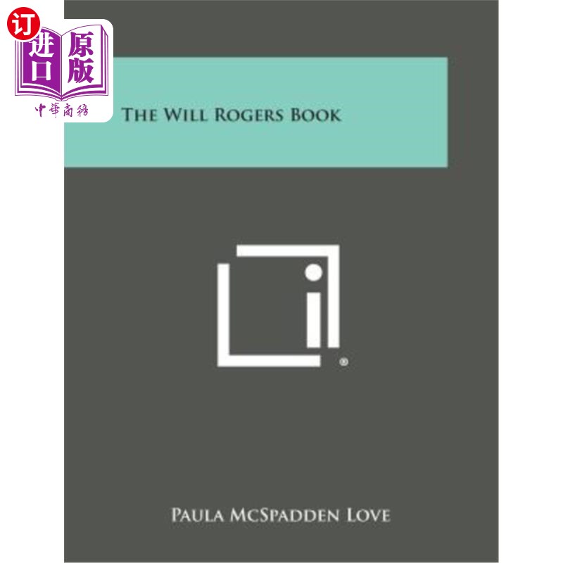 海外直订The Will Rogers Book 威尔·罗杰斯的书