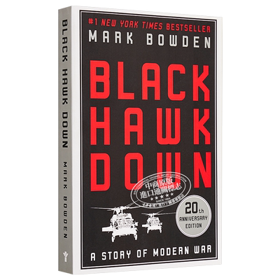 Black Hawk Down Mark Bowden 豆瓣高分 英文原版 黑鹰坠落 美国军事小说的经典畅销之作【中商原版】