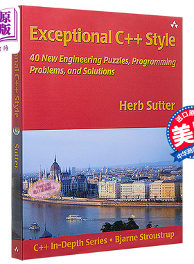 现货 Exceptional C++ Style 40个新的工程难题 编程问题及解决方案 豆瓣阅读 英文原版 Herb Sutter【中商原版】