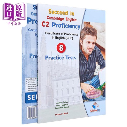 Succeed in Cambridge CPE Practice Tests Self-Study 剑桥通用英语考试CPE考试自学套装 含答案 12岁以上