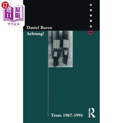 海外直订Achtung! Texte 1969-1994 阿赫通！文本 1969-1994