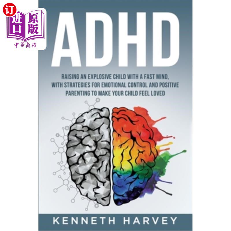 海外直订ADHD Raising an Explosive Child with a Fast Mind. 多动症:用快速的思维培养一个爆炸性的孩子。