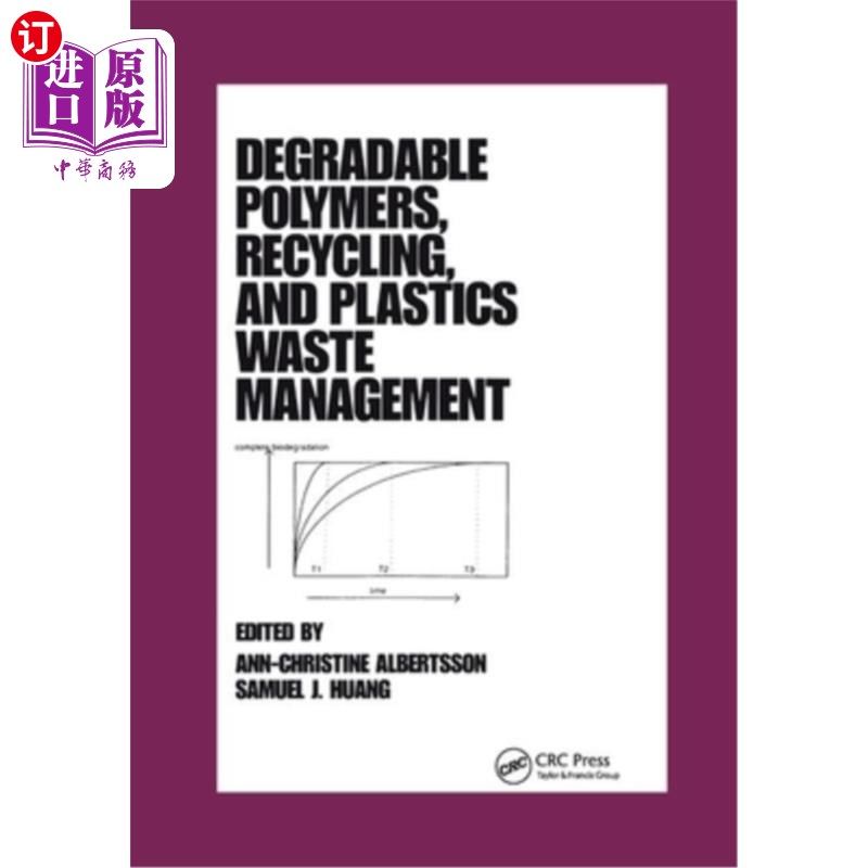 海外直订Degradable Polymers, Recycling, and Plastics Waste Management 可降解聚合物、回收利用和塑料废物管理