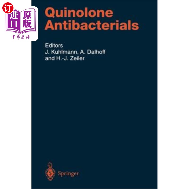 海外直订Quinolone Antibacterials 喹诺酮抗菌药物