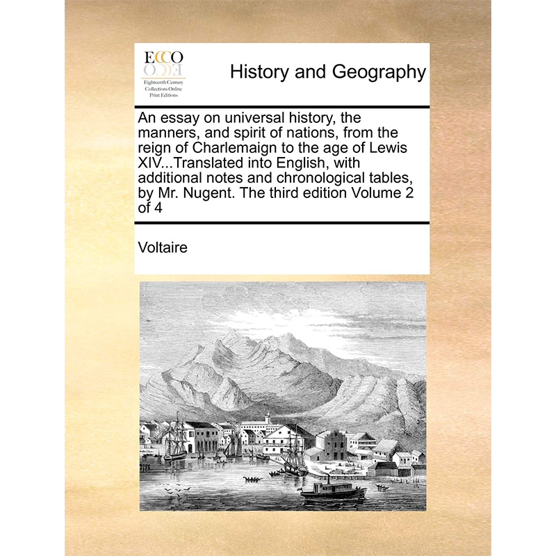现货 风俗论 第三版 卷2 伏尔泰 豆瓣高分 英文原版 Nations Vol 2 Voltaire【中商原版】