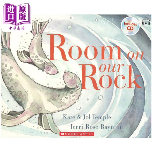 现货 Room On Our Rock (With Cd)学乐绘本:岩上之家带CD儿童绘本故事图画书英文原版进口图书【中商原版】