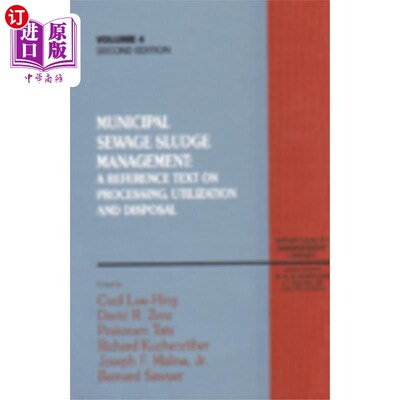 海外直订Municipal Sewage Sludge Management 城市污水污泥管理