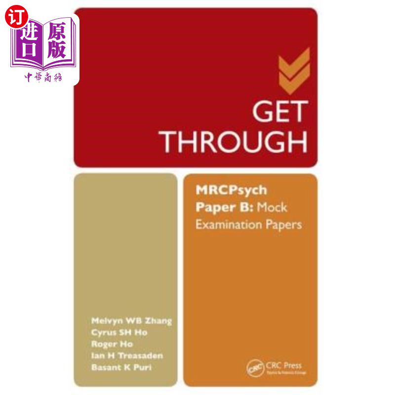 海外直订医药图书Get Through Mrcpsych Paper B: Mock Examination Papers 通过Mrcpsych试卷B：模拟考试试卷