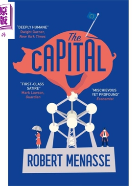 预售 The Capital 英文原版 首都：打造欧洲中心城市 Robert Menasse 纪实文学【中商原版】