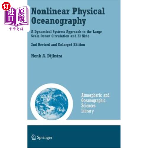 海外直订Nonlinear Physical Oceanography: A Dynamical Systems Approach to the Large Scale 非线性物理海洋学:大尺度海