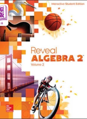 海外直订Reveal Algebra 2, Interactive Student Edition, V... 揭示代数2，互动学生版，第2卷