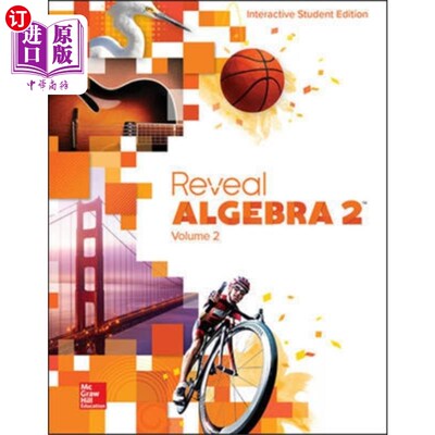 海外直订Reveal Algebra 2, Interactive Student Edition, V... 揭示代数2，互动学生版，第2卷