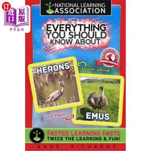 海外直订Everything You Should Know About: Herons and Emus 你应该知道的一切:苍鹭和鸸鹋