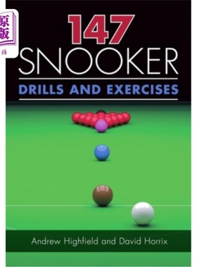 海外直订147 Snooker Drills and Exercises 147斯诺克训练和练习