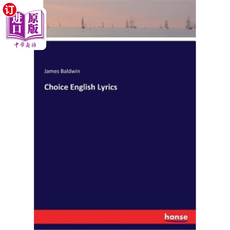 海外直订Choice English Lyrics 选择英语歌词