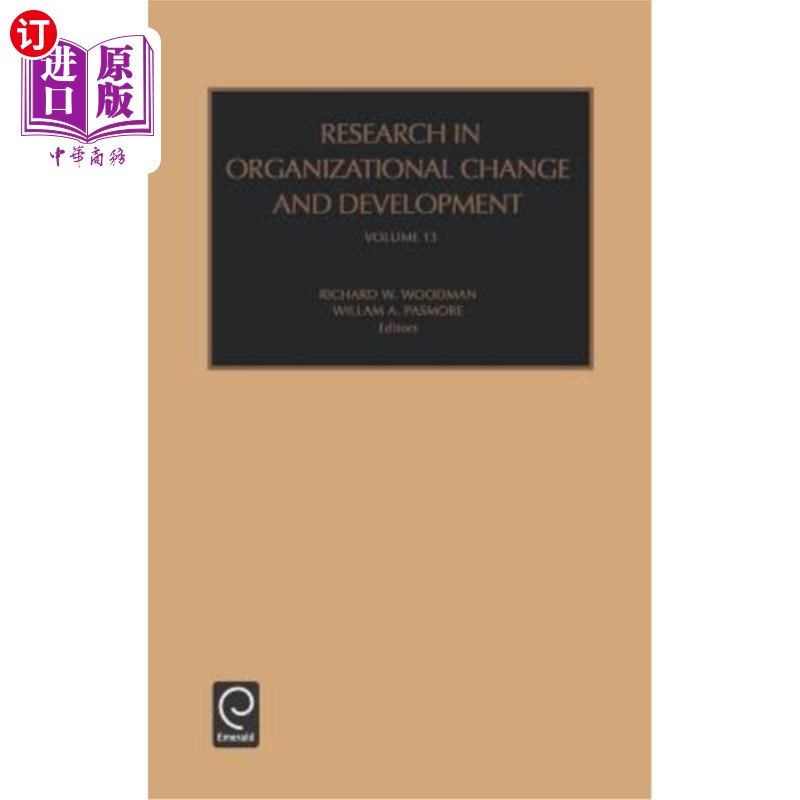 海外直订Research in Organizational Change and Development 组织变革与发展研究