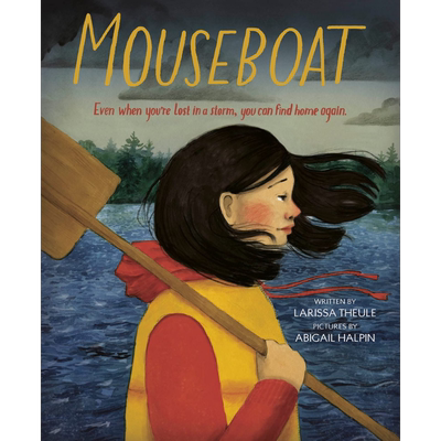 划向心湖的小船 Abigail Halpin Mouseboat 英文原版 儿童绘本 亲子童书 故事图画书 精装绘本 进口图书 儿童读物【中商原版?