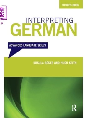 海外直订Interpreting German-Tutors Bk 翻译德语