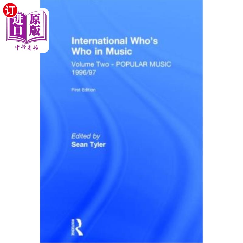 海外直订Intl Whos Who Popular Music E1 国际名人录流行音乐E1