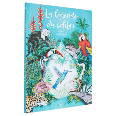 现货 蜂鸟的传说 法文原版 LA LEGENDE DU COLIBRI Delphine Jacquo 法文绘本图书【中商原版】