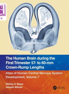 海外直订医药图书Human Brain during the First Trimester 57- to 60... 怀孕前三个月人类大脑的冠臀长度为57- 60毫米