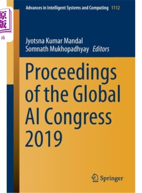 海外直订Proceedings of the Global AI Congress 2019 2019年全球人工智能大会会议记录
