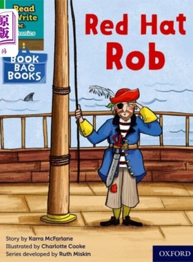 海外直订Read Write Inc. Phonics: Green Set 1 Book Bag Bo... Read Write公司自然拼读:绿色套装1书袋书5红帽子罗布