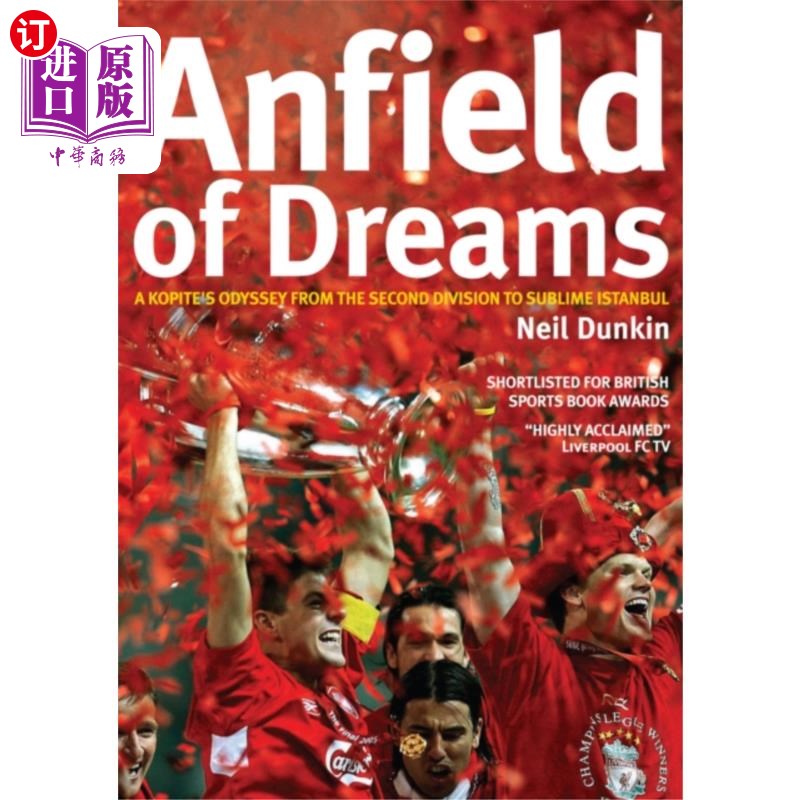 海外直订Anfield of Dreams 梦想的安菲尔德