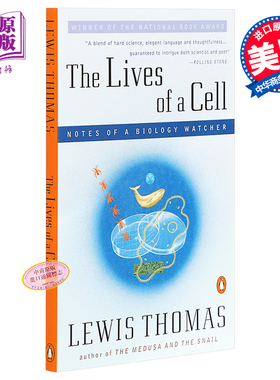 【中商原版】细胞生命的礼赞：一个生物学观察者的手记 英文原版 The Lives of a Cell: Notes of a Biology Watcher