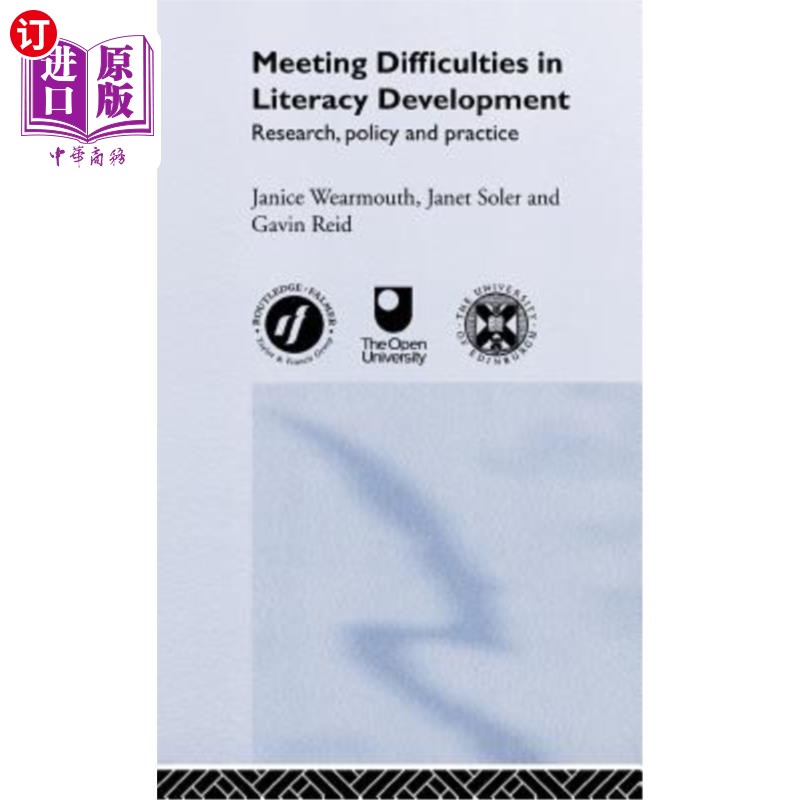 海外直订Meeting Difficulties in Literacy Development: Research, Policy and Practice 扫盲发展中遇到的困难：研究、政