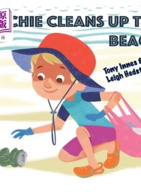 海外直订Archie Cleans Up the Beach 阿奇清理海滩