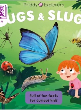 海外直订Priddy Explorers Bugs & Slugs 探索者，虫子和鼻涕虫