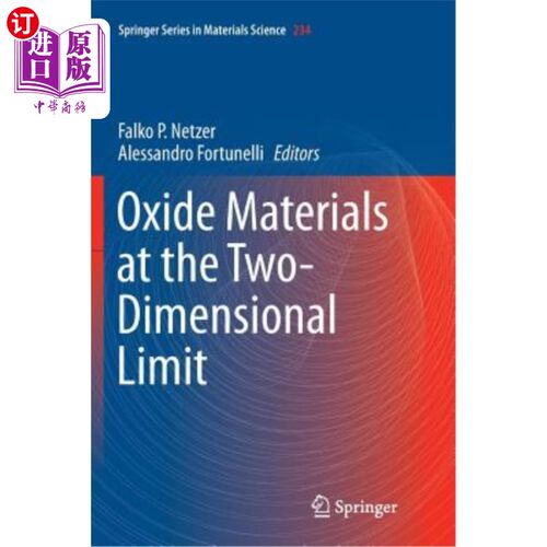 海外直订Oxide Materials at the Two-Dimensional Limit 二维极限下的氧化物材料