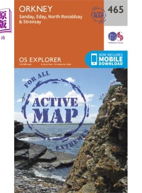 海外直订Orkney - Sanday, Eday, North Ronaldsay and Stron... 奥克尼-桑迪，伊迪，北罗纳德赛和斯特朗赛