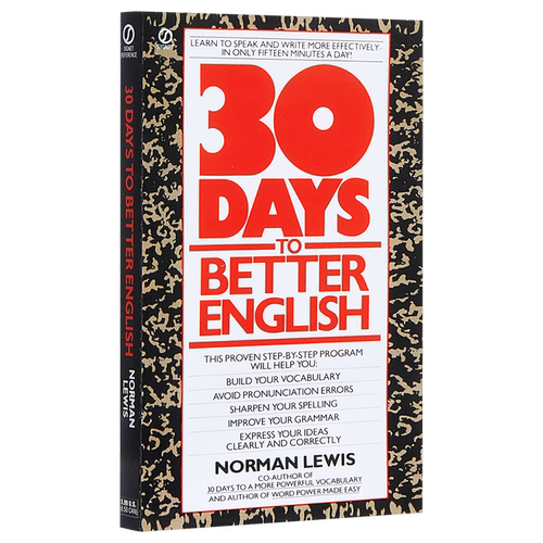 【中商原版】Thirty Days to Better English 30天学好英文 经典英文学习书