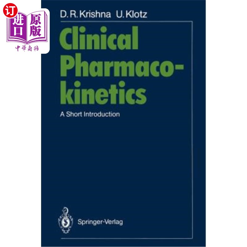 海外直订医药图书Clinical Pharmacokinetics: A Short Introduction 临床药代动力学:简要介绍