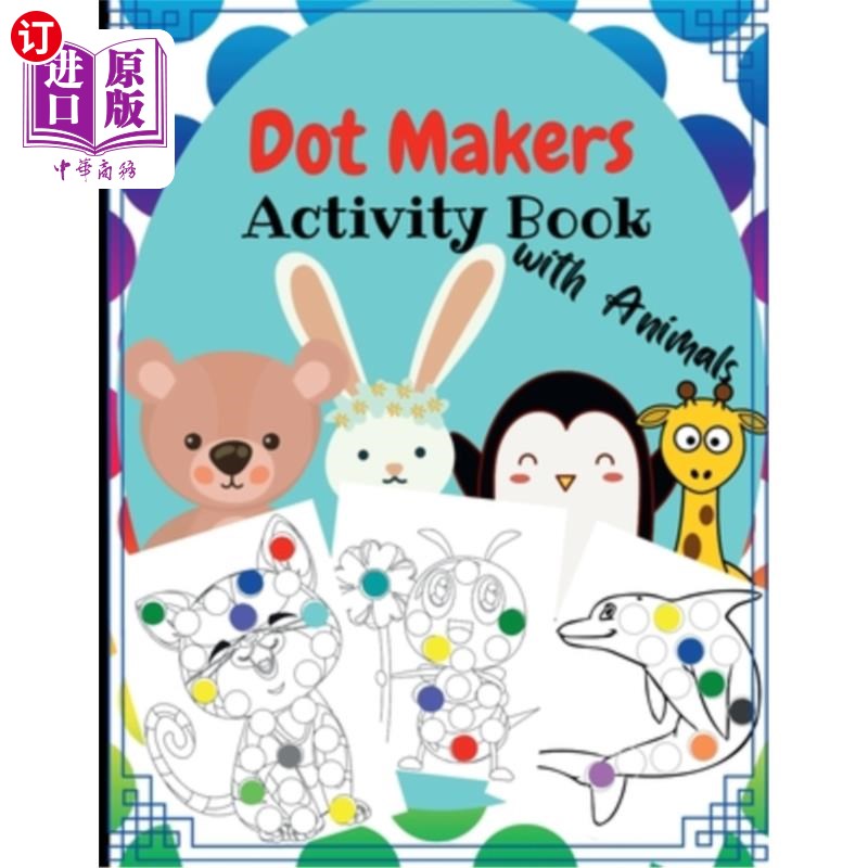海外直订Dot Marker Activity book: Amazing Activity for Toddlers, Kids to Draw, Paint wit 点标记活动书：惊人的活动幼图片