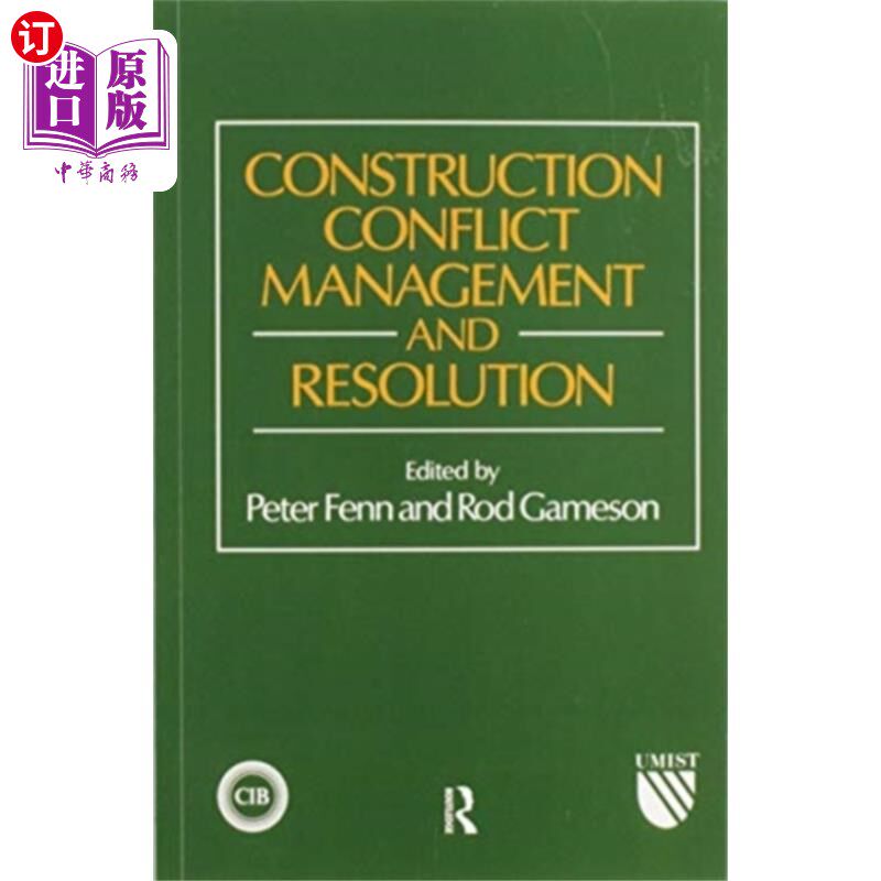 海外直订Construction Conflict Management and Resolution 施工冲突管理和解决