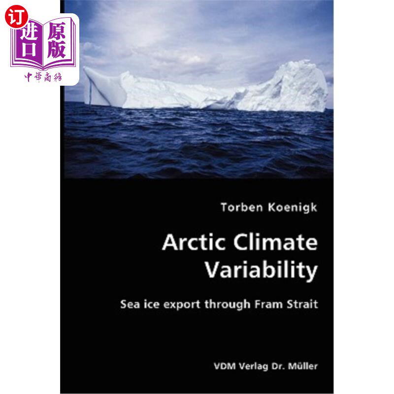 海外直订Arctic Climate Variability 北极气候变化