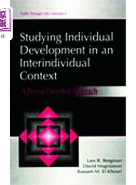 海外直订Studying individual Development in An interindividual Context: A Person-oriented 研究个体间环境中的个体发展