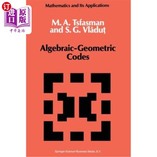 海外直订Algebraic Codes 代数几何码 Geometric