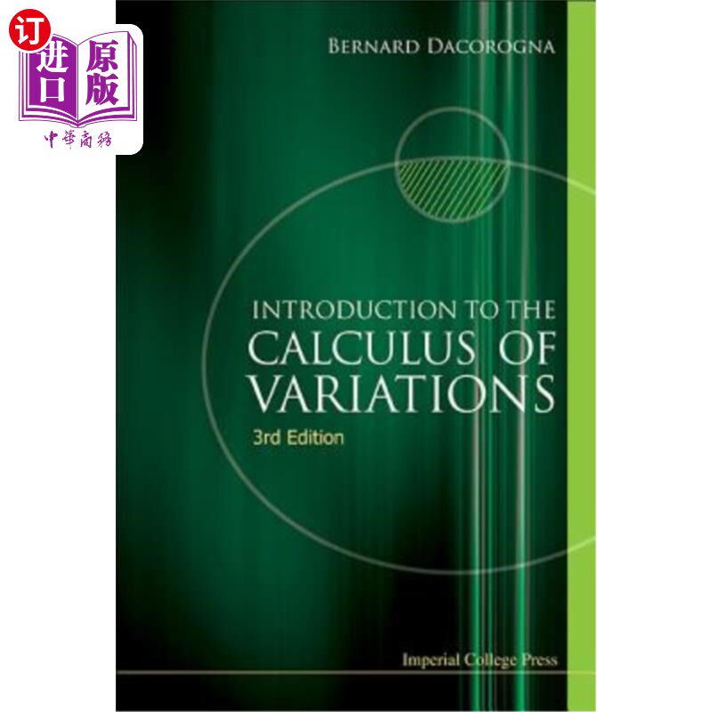 海外直订Introduction to the Calculus of Variations (3rd Edition) 变分法导论（第三版）