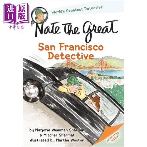 Nate the Great San Francisco Detective 小侦探内特17  桥梁章节书 7~12岁 英文原版进口 儿童小初文学故事书【中商原版】