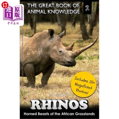 海外直订Rhinos: Horned Beast of the African Grasslands 犀牛：非洲草原上的角兽
